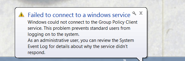 Group Policy on login 2013-01-10